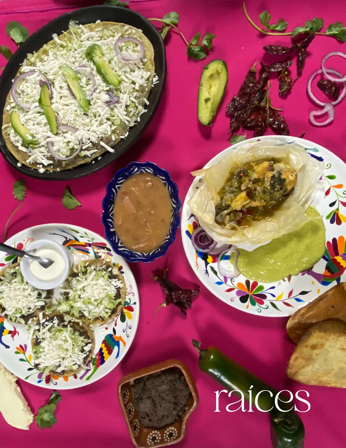 Selecci&oacute;n de platillos tradicionales mexicanos