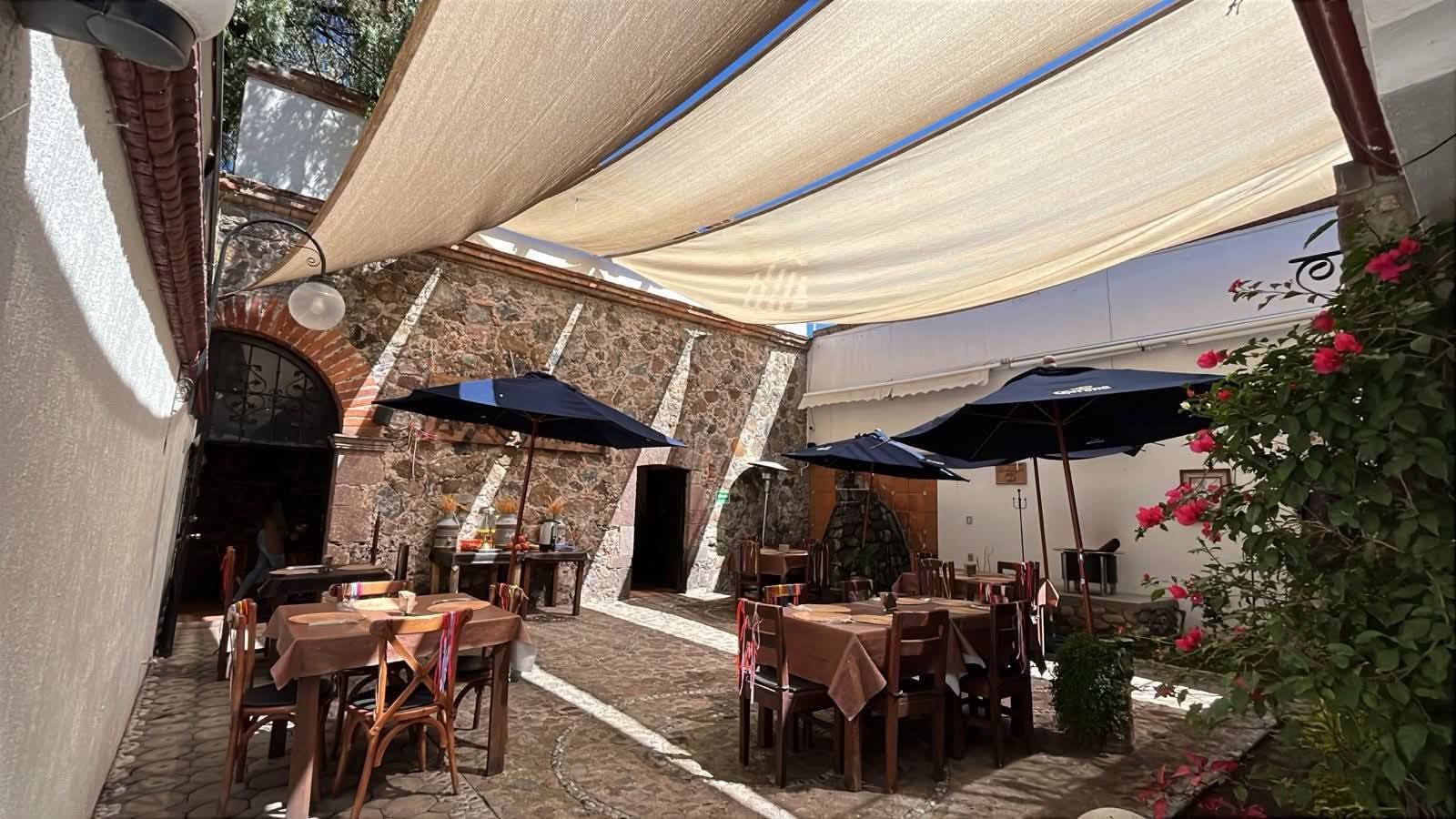 Patio histórico de La Querendona Tepeapulco
